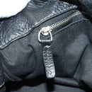 Chloe Paddington Hand Bag Leather Black Gold Silver Auth am12013SAM-21