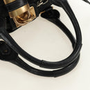 Chloe Paddington Hand Bag Leather Black Gold Silver Auth am12013SAM-7