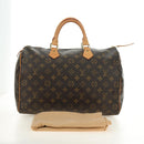 LOUIS VUITTON Monogram Speedy 35 Hand Bag M41524 LV Auth am12014V-12