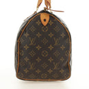 LOUIS VUITTON Monogram Speedy 35 Hand Bag M41524 LV Auth am12014V-3