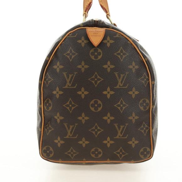 LOUIS VUITTON Monogram Speedy 35 Hand Bag M41524 LV Auth am12014V