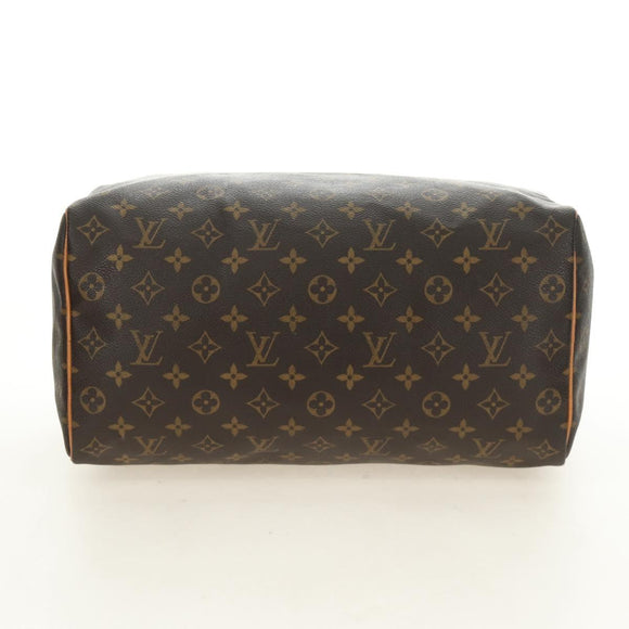 LOUIS VUITTON Monogram Speedy 35 Hand Bag M41524 LV Auth am12014V