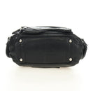 PRADA Tote Bag Leather Black Silver Auth am12015SAV-11