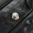 PRADA Tote Bag Leather Black Silver Auth am12015SAV-16
