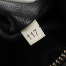 PRADA Tote Bag Leather Black Silver Auth am12015SAV-30