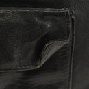 PRADA Tote Bag Leather Black Silver Auth am12015SAV-4