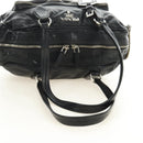 PRADA Tote Bag Leather Black Silver Auth am12015SAV-8