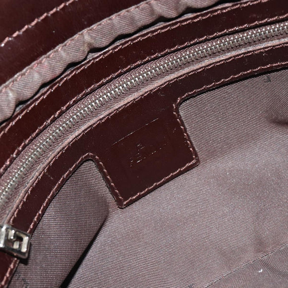 FENDI Zucca Canvas Mamma Baguette Shoulder Bag Brown Black Auth am12016A