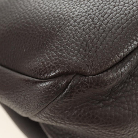 BOTTEGA VENETA Tote Bag Leather Brown Auth am12017V
