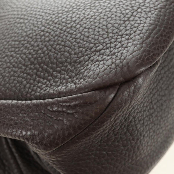 BOTTEGA VENETA Tote Bag Leather Brown Auth am12017V