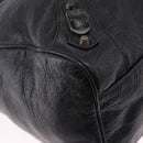 BALENCIAGA The Vero Hand Bag Leather Black 235216 Auth am12018SM-14