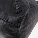 BALENCIAGA The Vero Hand Bag Leather Black 235216 Auth am12018SM-15