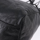 BALENCIAGA The Vero Hand Bag Leather Black 235216 Auth am12018SM-9