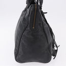 BALENCIAGA The Vero Hand Bag Leather Black 235216 Auth am12018SM-4