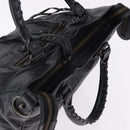 BALENCIAGA The Vero Hand Bag Leather Black 235216 Auth am12018SM-6