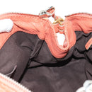 Chloe Paddington Hand Bag Leather Orange Gold Silver Auth am12020SAM-21