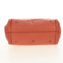 Chloe Paddington Hand Bag Leather Orange Gold Silver Auth am12020SAM-9