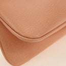 FENDI Mamma Baguette Shoulder Bag Leather Orange Gold Auth am12021SAM-10