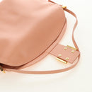 FENDI Mamma Baguette Shoulder Bag Leather Orange Gold Auth am12021SAM-18