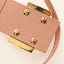 FENDI Mamma Baguette Shoulder Bag Leather Orange Gold Auth am12021SAM-19
