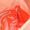 FENDI Mamma Baguette Shoulder Bag Leather Orange Gold Auth am12021SAM-22