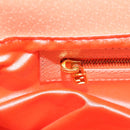 FENDI Mamma Baguette Shoulder Bag Leather Orange Gold Auth am12021SAM-23