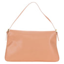 FENDI Mamma Baguette Shoulder Bag Leather Orange Gold Auth am12021SAM-2