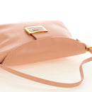 FENDI Mamma Baguette Shoulder Bag Leather Orange Gold Auth am12021SAM-6