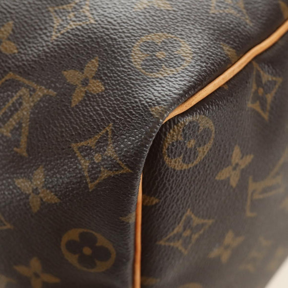 LOUIS VUITTON Monogram Speedy 35 Hand Bag M41524 LV Auth am12023V