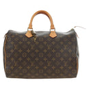 LOUIS VUITTON Monogram Speedy 35 Hand Bag M41524 LV Auth am12023V-13
