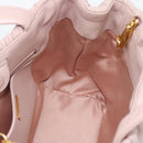 Miu Miu Hand Bag Leather 2way Pink Gold 5BG061 Auth am12025V-18