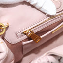 Miu Miu Hand Bag Leather 2way Pink Gold 5BG061 Auth am12025V-21