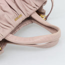 Miu Miu Hand Bag Leather 2way Pink Gold 5BG061 Auth am12025V-7