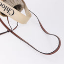 Chloe Woody Small Basket Shoulder Bag Raffia Beige Auth am12028V-9
