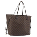 LOUIS VUITTON Damier Ebene Neverfull MM Tote Bag N51105 LV Auth am12029-1