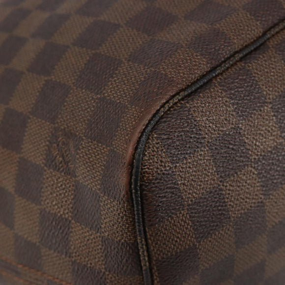 LOUIS VUITTON Damier Ebene Neverfull MM Tote Bag N51105 LV Auth am12029