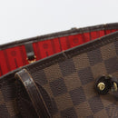 LOUIS VUITTON Damier Ebene Neverfull MM Tote Bag N51105 LV Auth am12029-8
