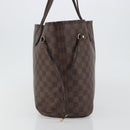 LOUIS VUITTON Damier Ebene Neverfull MM Tote Bag N51105 LV Auth am12029-4