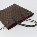 LOUIS VUITTON Damier Ebene Neverfull MM Tote Bag N51105 LV Auth am12029-6
