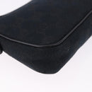 GUCCI GG Canvas Accessory Pouch Black 154432 Auth am12031V-10