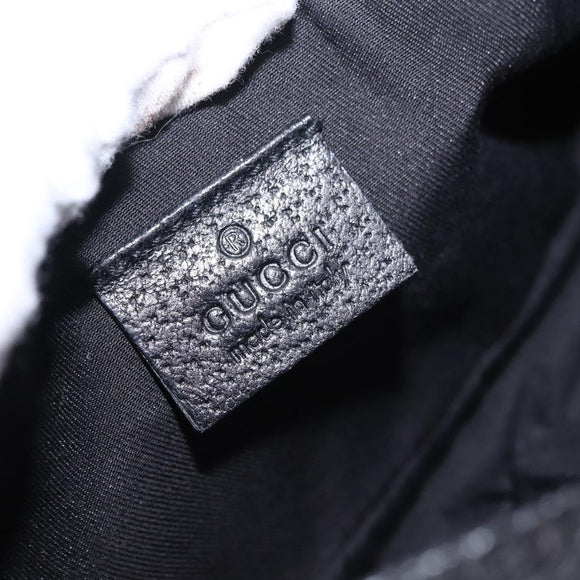 GUCCI GG Canvas Accessory Pouch Black 154432 Auth am12031V