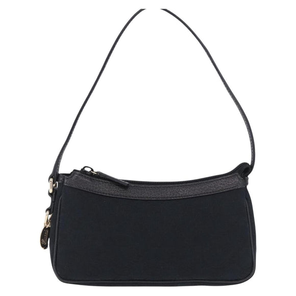 GUCCI GG Canvas Accessory Pouch Black 154432 Auth am12031V