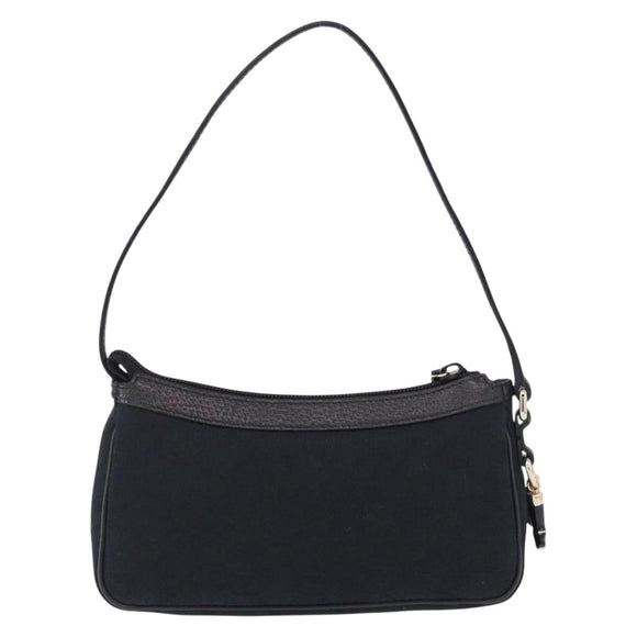 GUCCI GG Canvas Accessory Pouch Black 154432 Auth am12031V