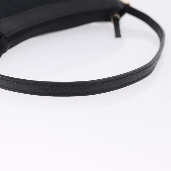 GUCCI GG Canvas Accessory Pouch Black 154432 Auth am12031V