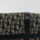 Christian Dior Trotter Canvas Hand Bag Navy Silver Auth am12033A-10