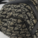 Christian Dior Trotter Canvas Hand Bag Navy Silver Auth am12033A-14