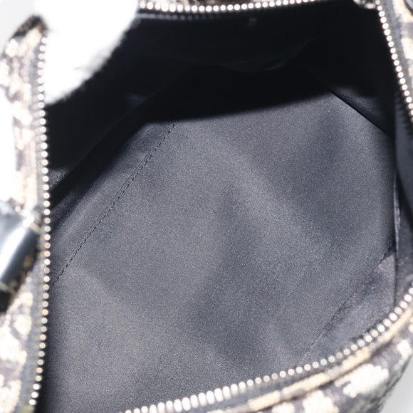 Christian Dior Trotter Canvas Hand Bag Navy Silver Auth am12033A