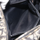 Christian Dior Trotter Canvas Hand Bag Navy Silver Auth am12033A-22