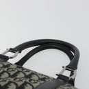 Christian Dior Trotter Canvas Hand Bag Navy Silver Auth am12033A-8