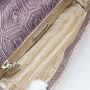 PRADA Hand Bag Leather Purple Silver Auth am12034V-9